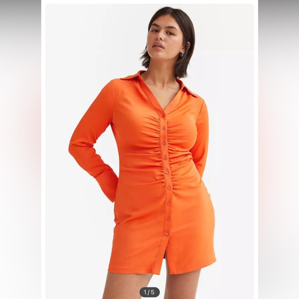 H&M Draped Crêpe Dress